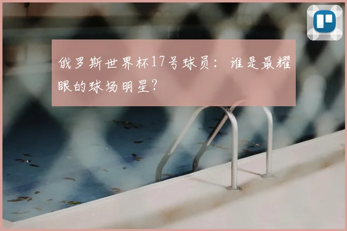 俄罗斯世界杯17号球员：谁是最耀眼的球场明星？